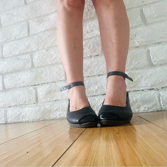 Trippen Mary Jane Medieval Wedge Leather Shoes US 39 - Picture 4 of 9